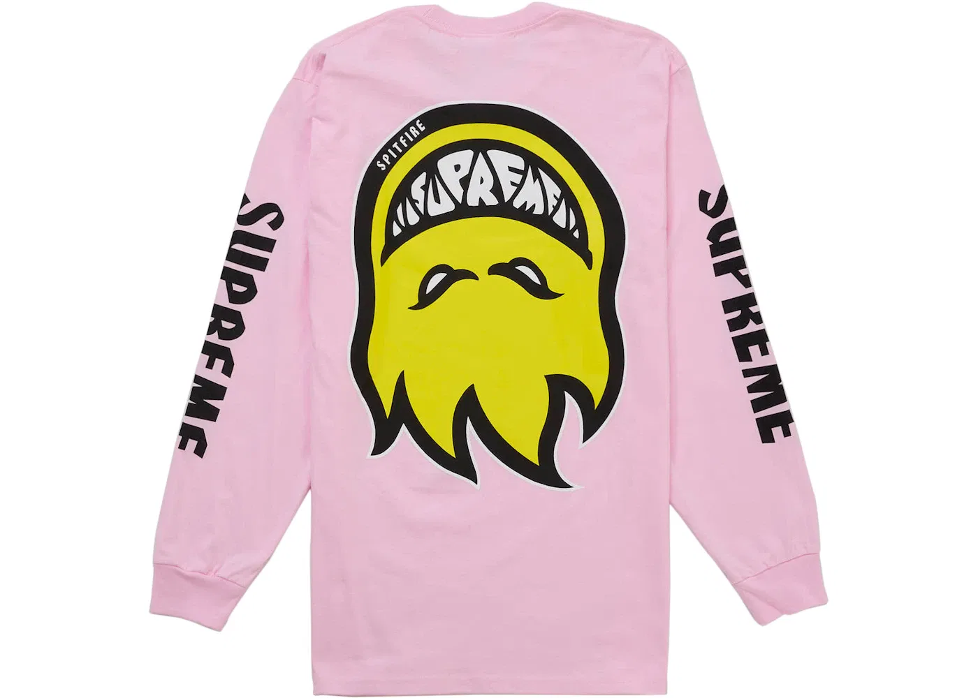 Мужская футболка с длинным рукавом Supreme Spitfire Bighead, Pink