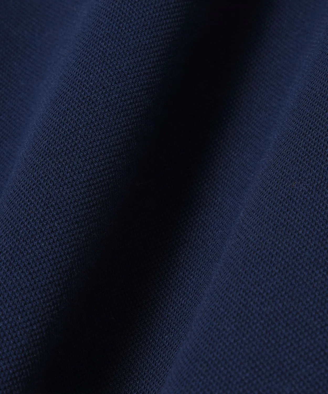Мужская рубашка с открытым воротником из пике Navy LACOSTE — фото 2