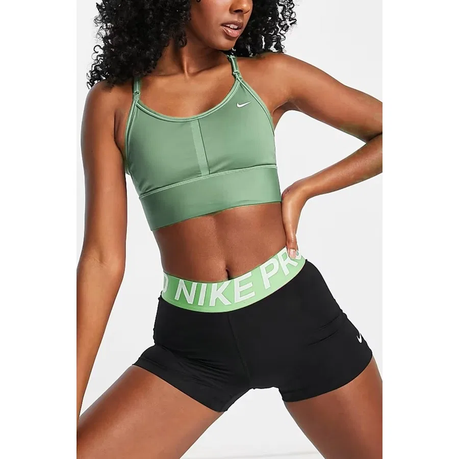 Спортивный бюстгальтер Nike Dri-FIT Indy Light Support Longline, Зеленый