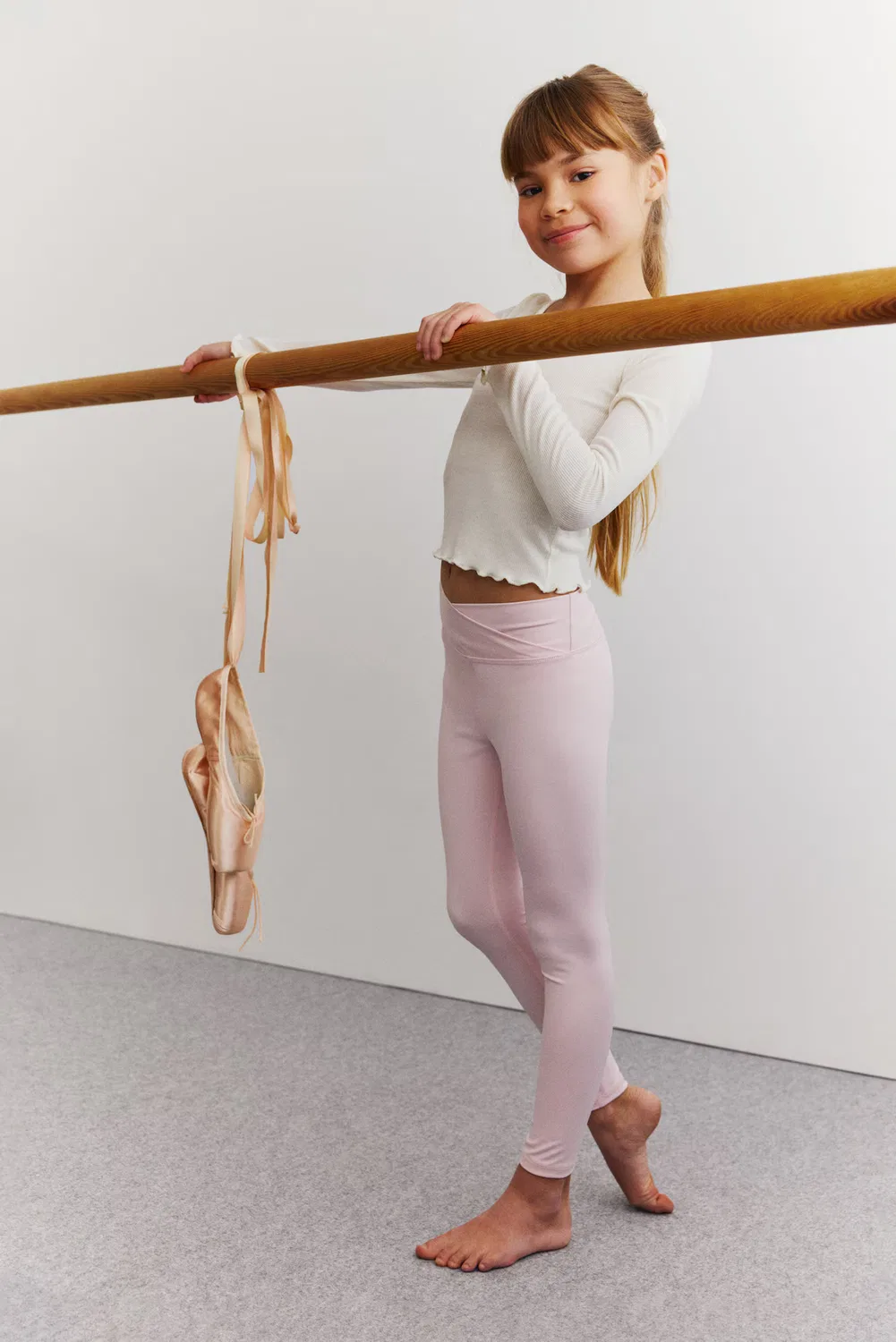 Спортивные леггинсы с мягкой подкладкой H&M, Hellrosa — фото 3