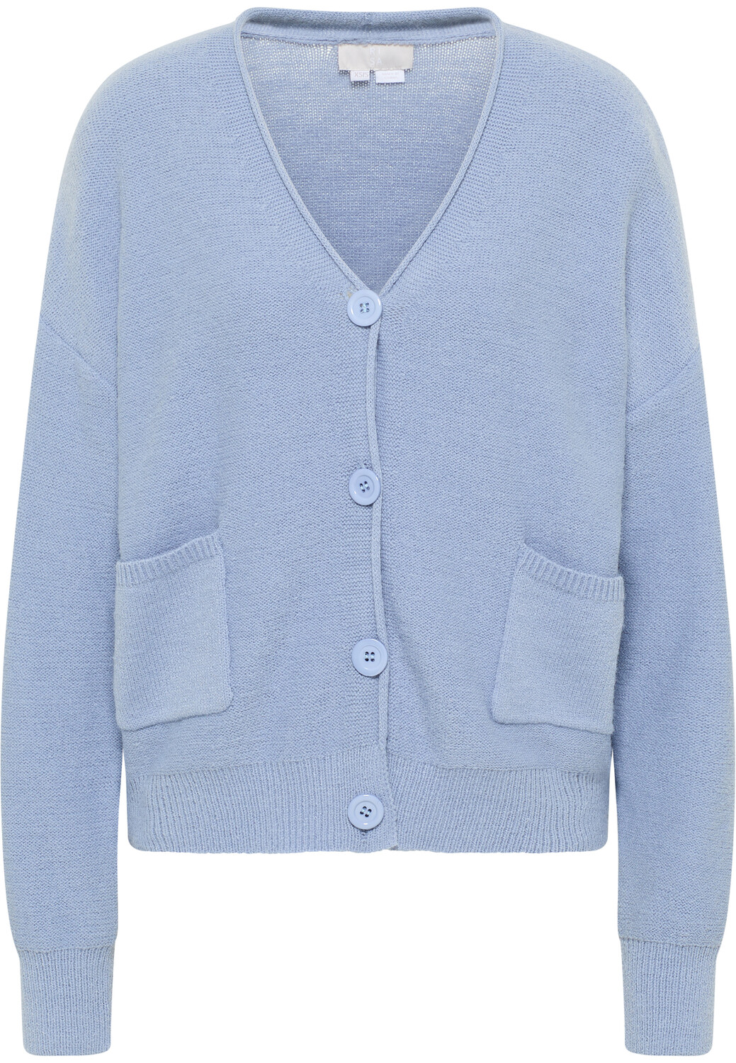 

Толстовка RISA Strickjacke Mit Knöpfen, синий
