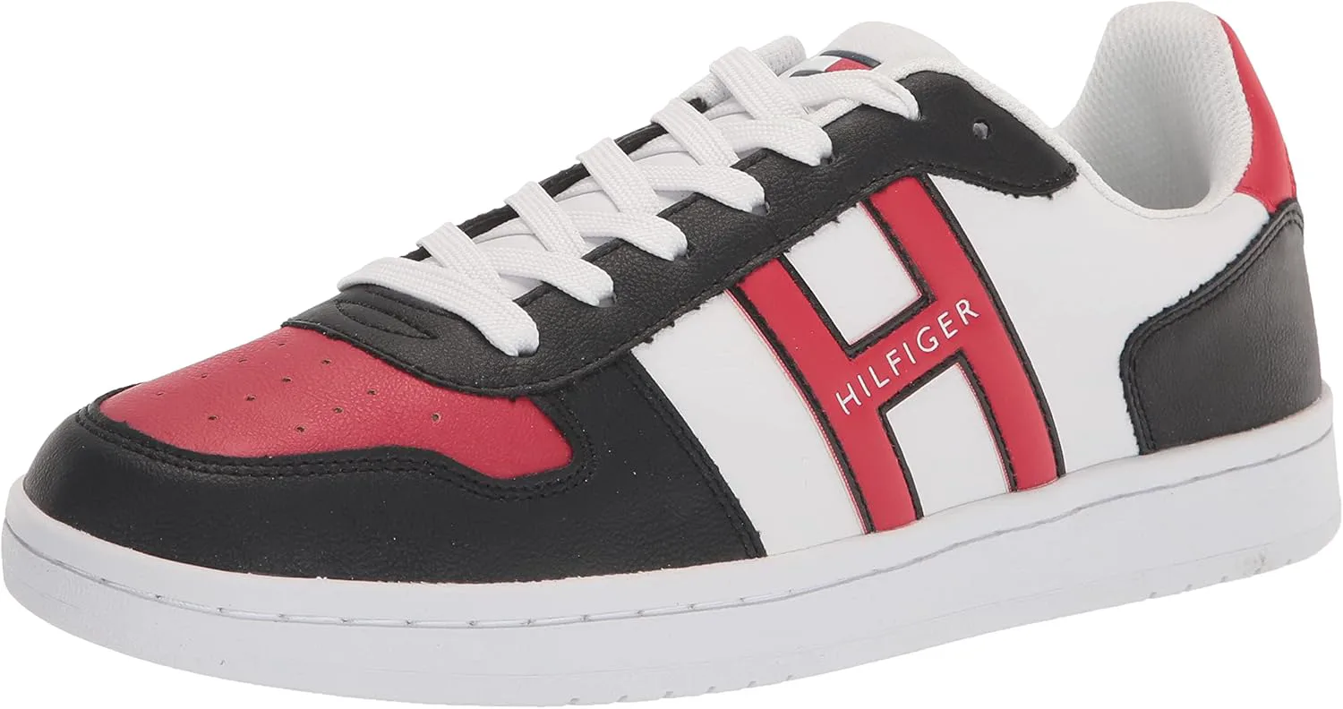 Кроссовки Tommy Hilfiger Leman 2, черный/красный/белый — фото 2