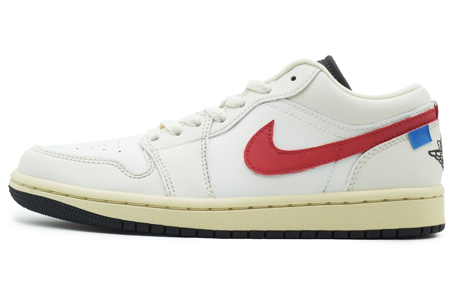 

Баскетбольные кроссовки Air 1 Vintage женские с низким верхом белый/красный Jordan