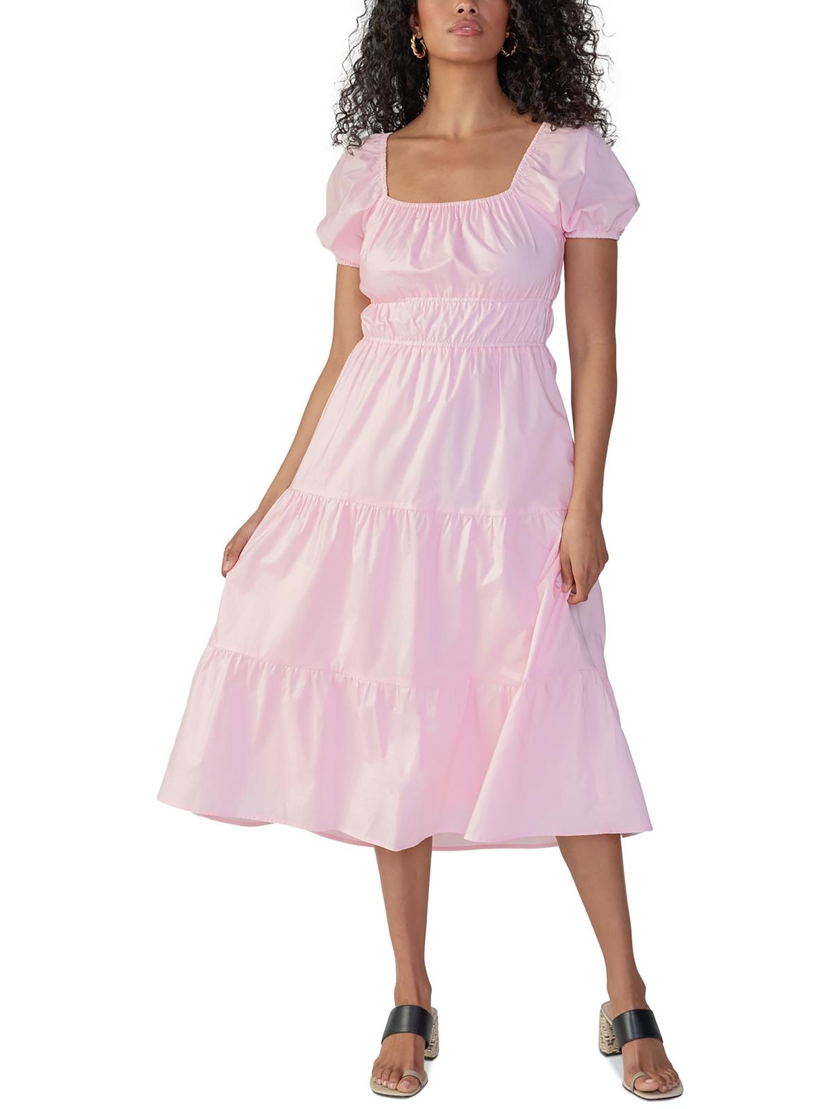 

Женское многослойное длинное платье макси Sanctuary, цвет washed pink