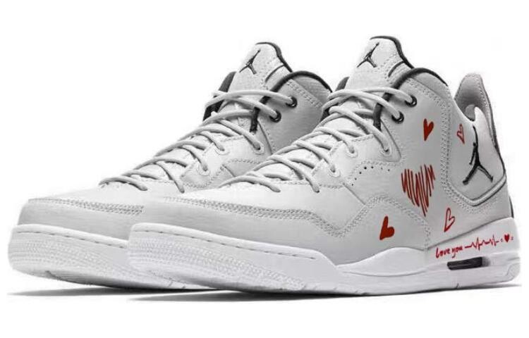 Кроссовки Jordan Courtside 23 Vintage Basketball Shoes Women's Mid-top Grey/black, серый — фото 3