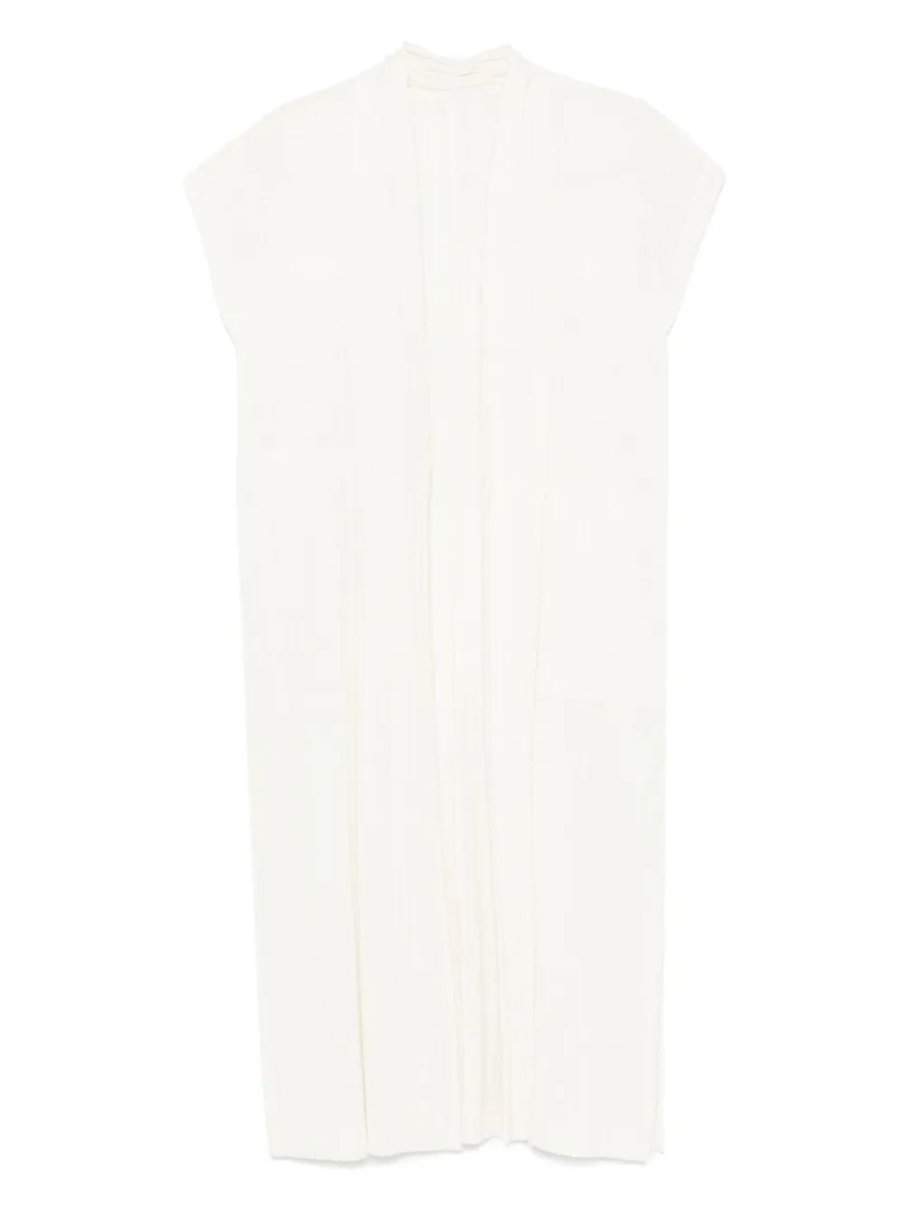 

Pleats Please Issey Miyake топ Ramie Pleats, нейтральный