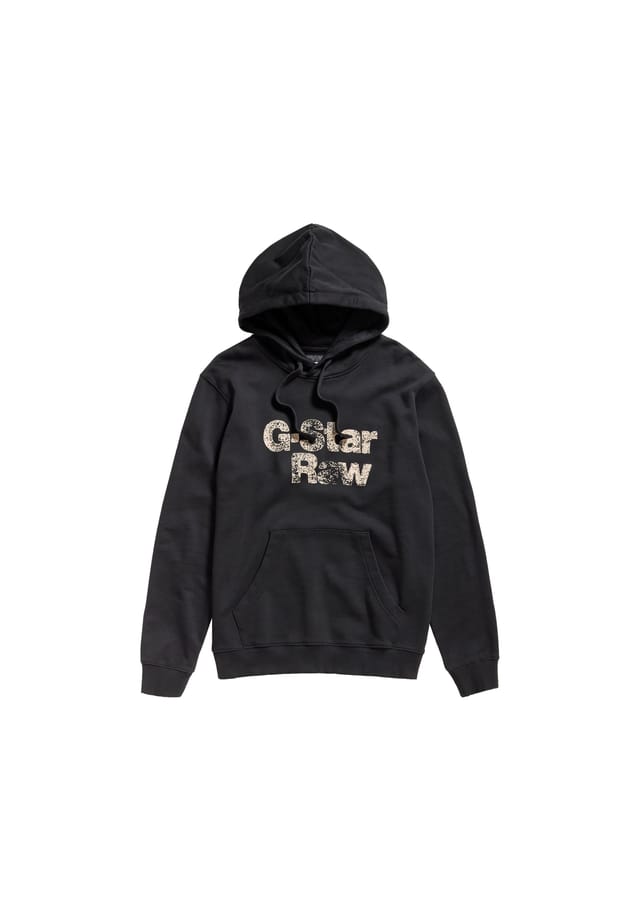 

Толстовка с капюшоном G-Star Raw, черный
