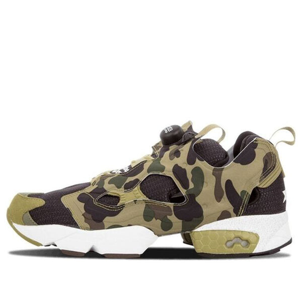 

Кроссовки a bathing ape x mita x instapump fury og 'black earth' Reebok, черный