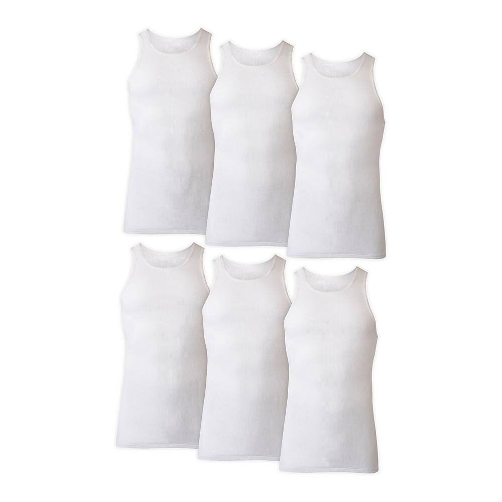 

Мужской бонусный набор Hanes Ultimate 5+1 ComfortСмешанные футболки, белый