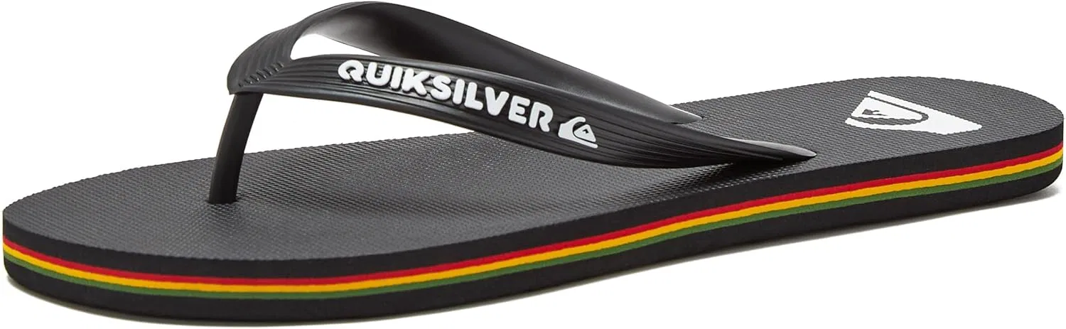 Сандалии мужские Quiksilver, Black/Red/Green
