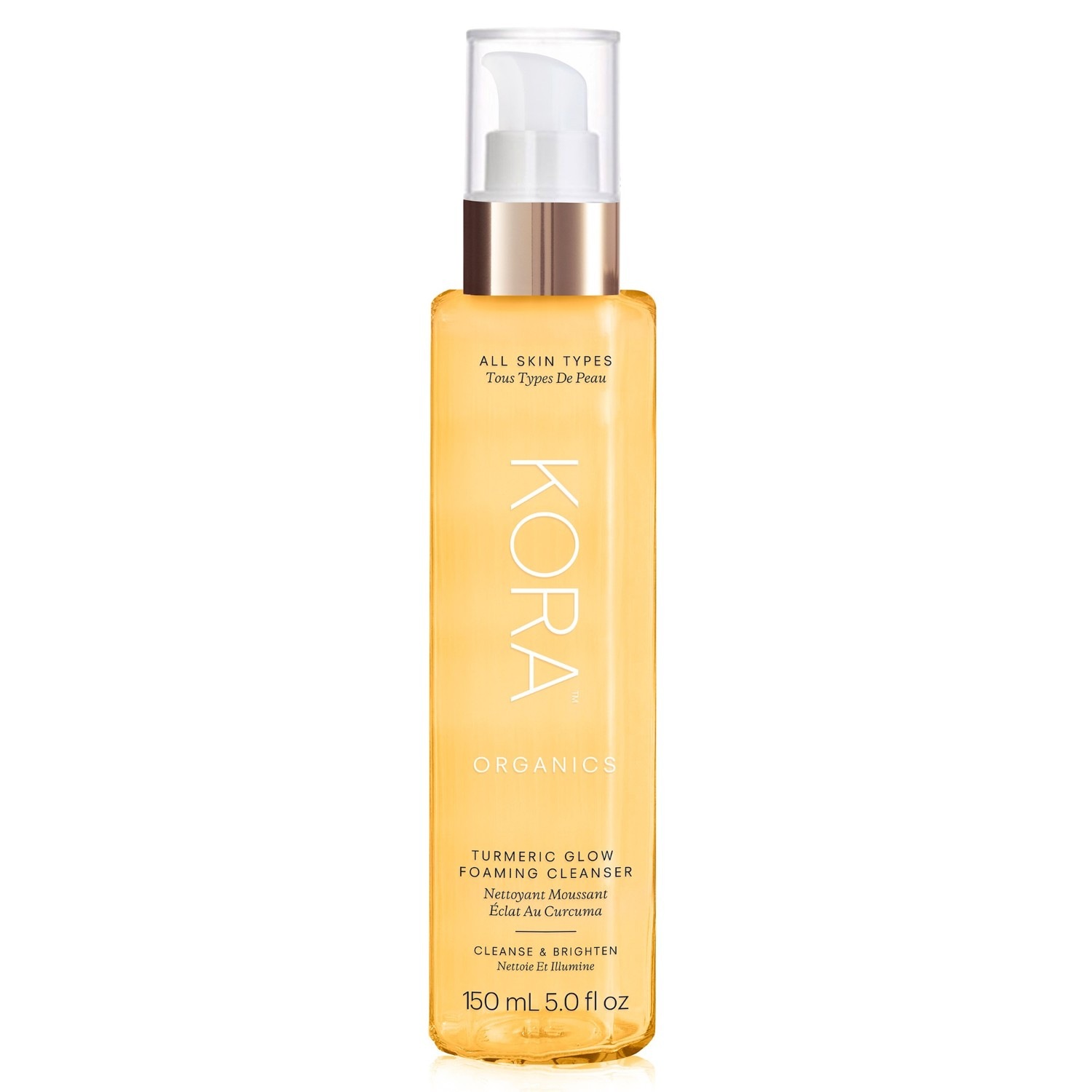 

Очищающая пенка для лица turmeric glow Kora Organics, объем 150 мл