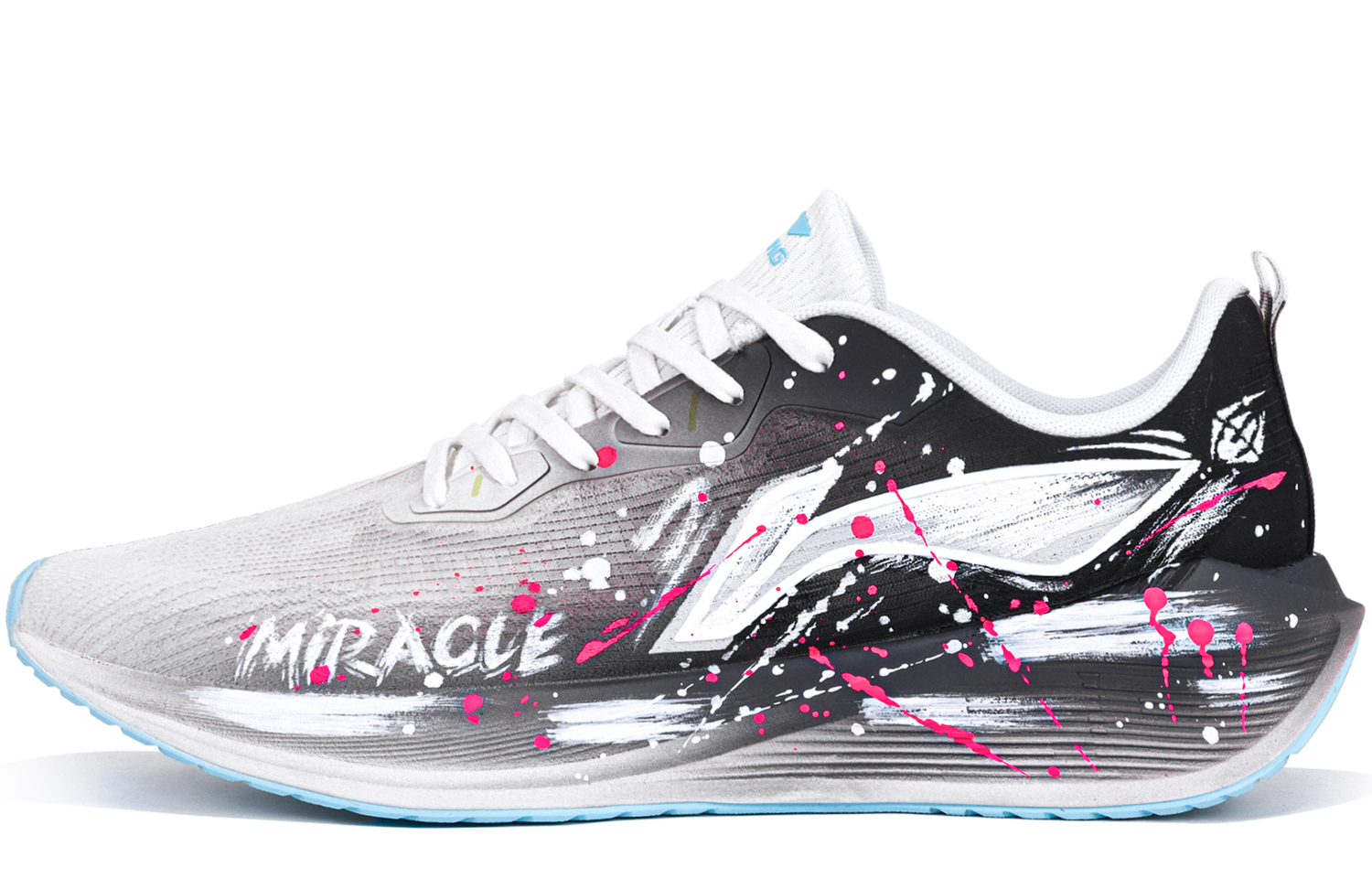 

LINING Мужские кроссовки Wuyue для фитнеса и бега с амортизацией, износостойкие, низкие, повседневные, цвет ash pink