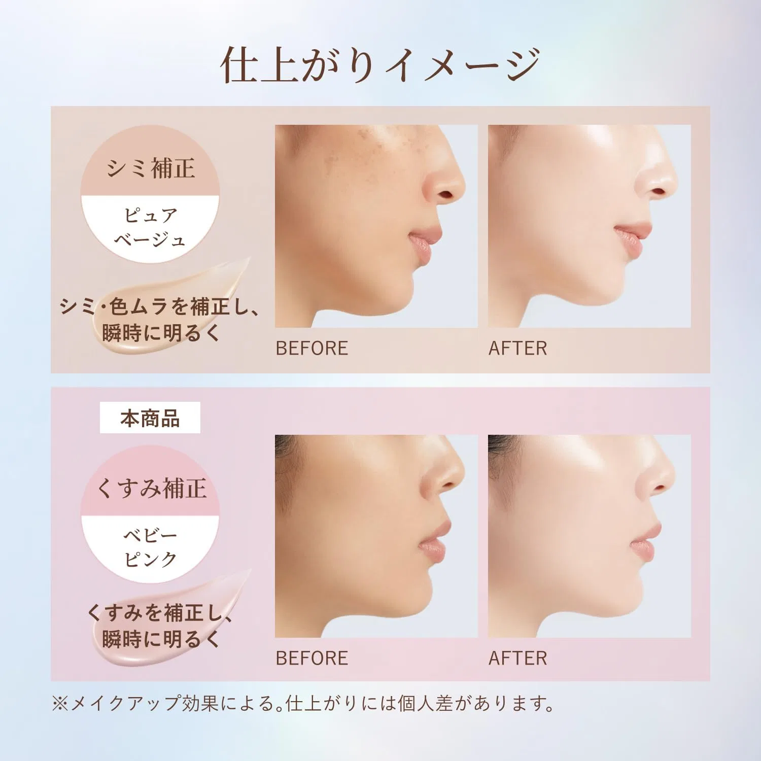 Дневной крем ELIXIR Day Care Revolution Tone Up SPF 50+ PA++++, 35 г, Baby Pink — фото 3
