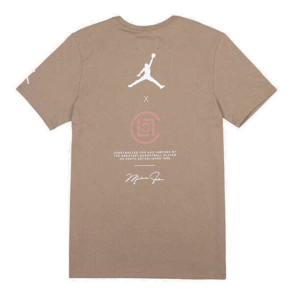 

Футболка clot x jordan ct s/s sports tee men khaki Air Jordan, хаки