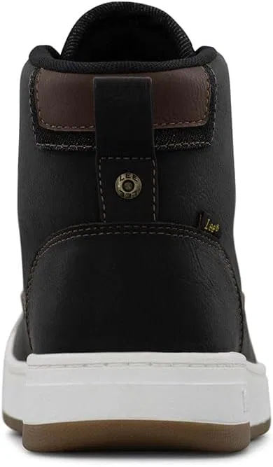 Мужские кроссовки Lee Spencer, Black Black Denim Cognac — фото 3