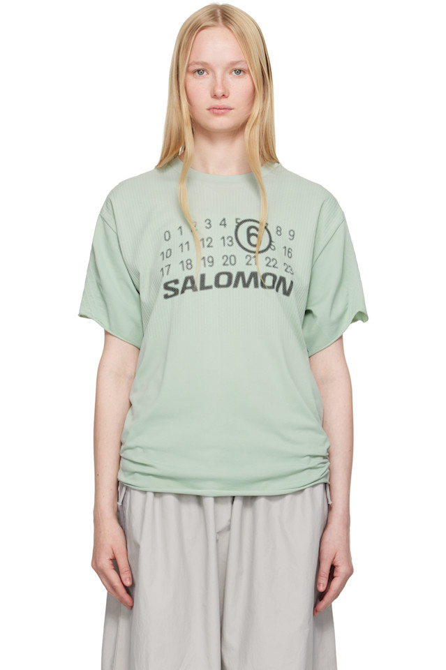 

Футболка Salomon Edition бесшовная спортивная Mm6 Maison Margiela, синий