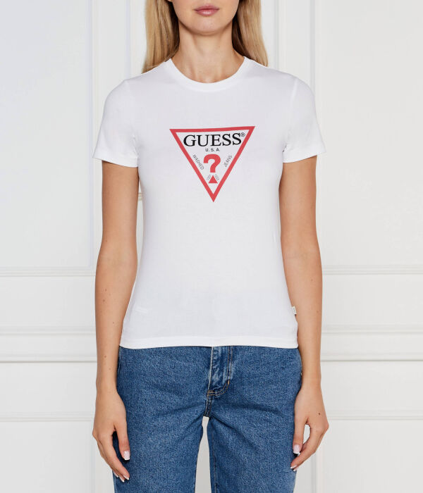 

Легендарная футболка Slim fit Guess Jeans, белый