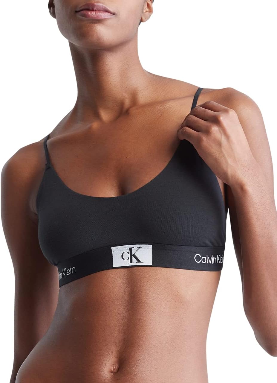 

Calvin Klein, женский хлопковый бюстгальтер без подкладки, 1996 г., Black