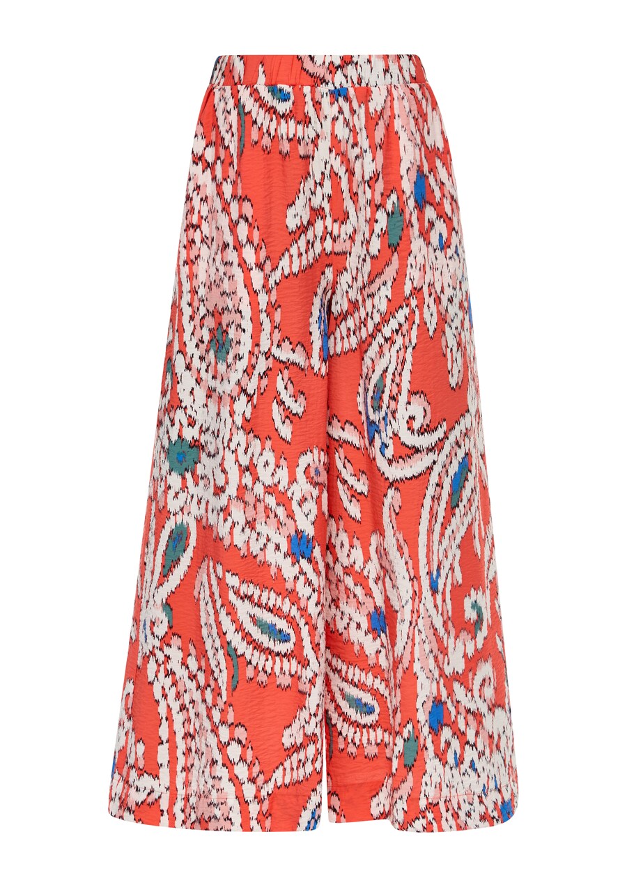 

Тканевые брюки s.Oliver Wide leg Pants, цвет coral