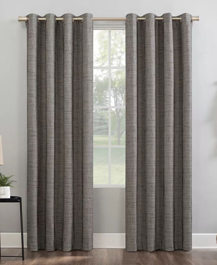 

Штора Kline Burlap Weave 52 x 84 дюйма с термозатемнением Sun Zero, бежевый