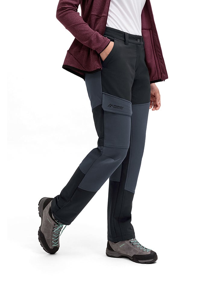 

Maier Sports Брюки из софтшелла "Fleeceflex" в черно-темно-синей расцветке