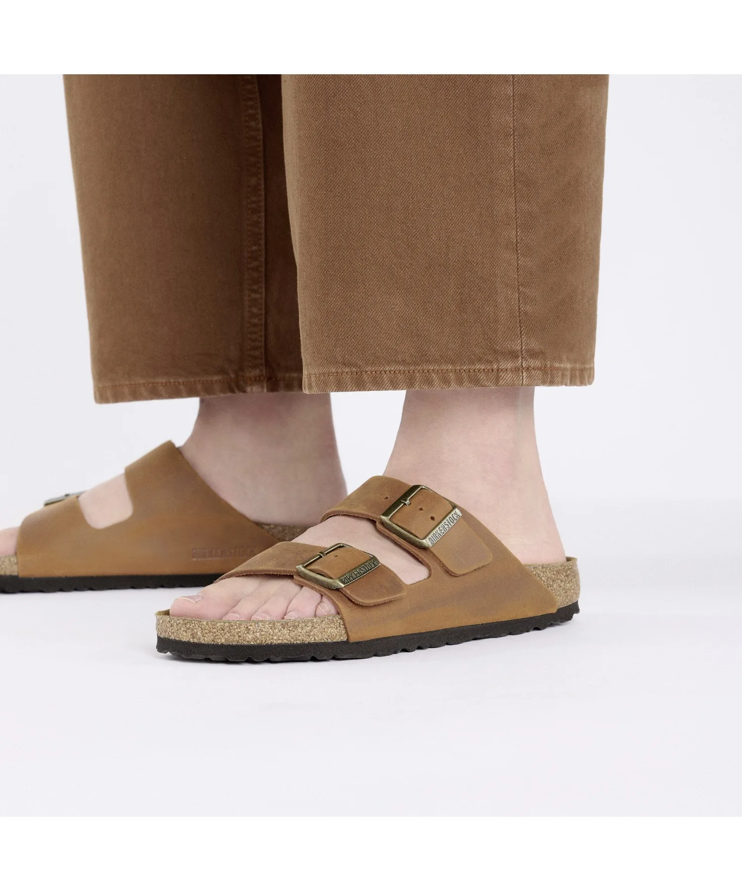 Унисекс сандалии BIRKENSTOCK Arizona из кожи — фото 2