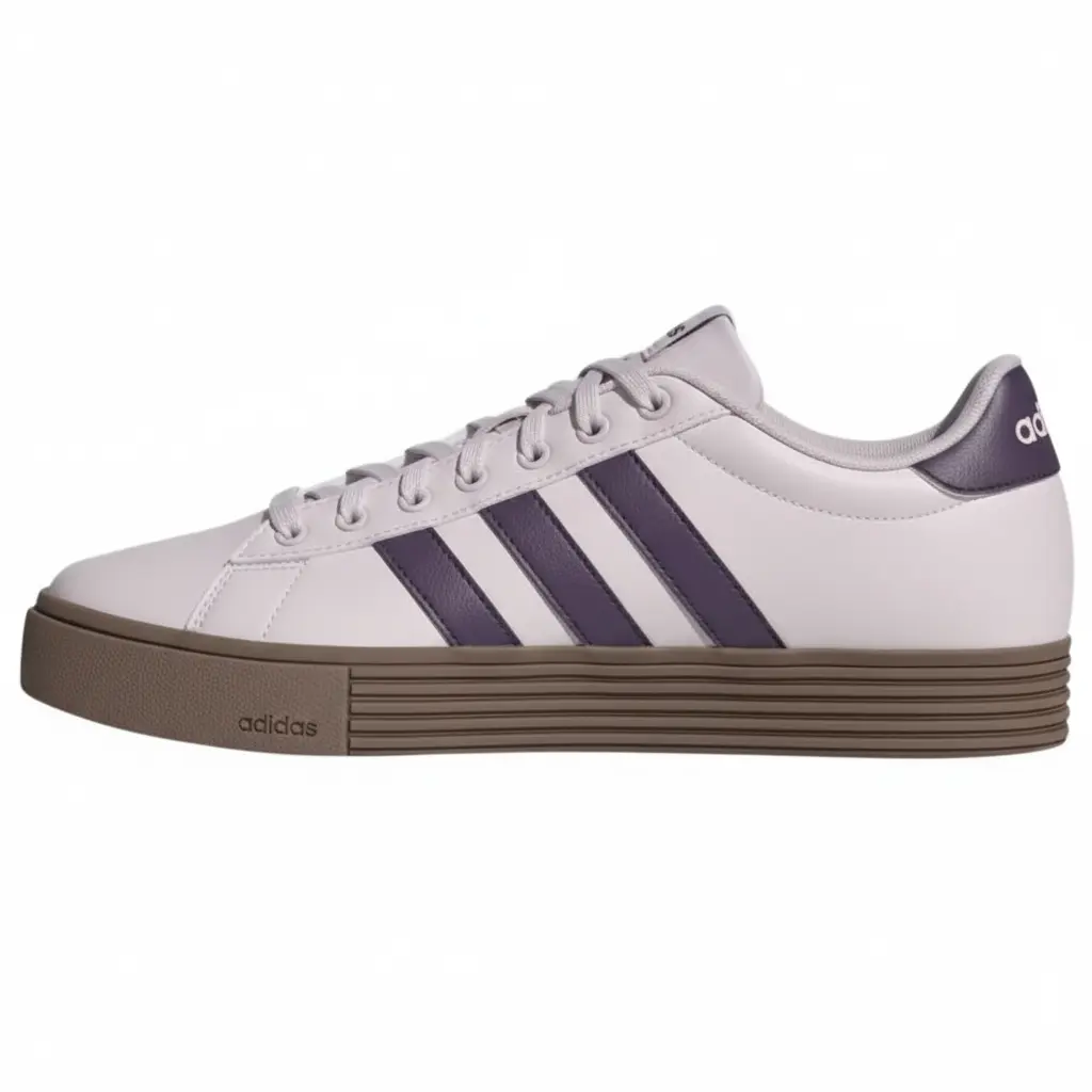 

Adidas Daily 40 Synthetic Leather Low top Skateboard Shoes Unisex Ice Crystal Purple