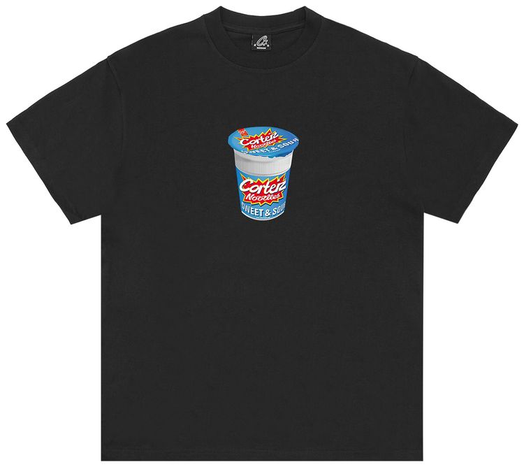 

Футболка Corteiz Noodle Tee, черная, Черный, Футболка Corteiz Noodle Tee, черная