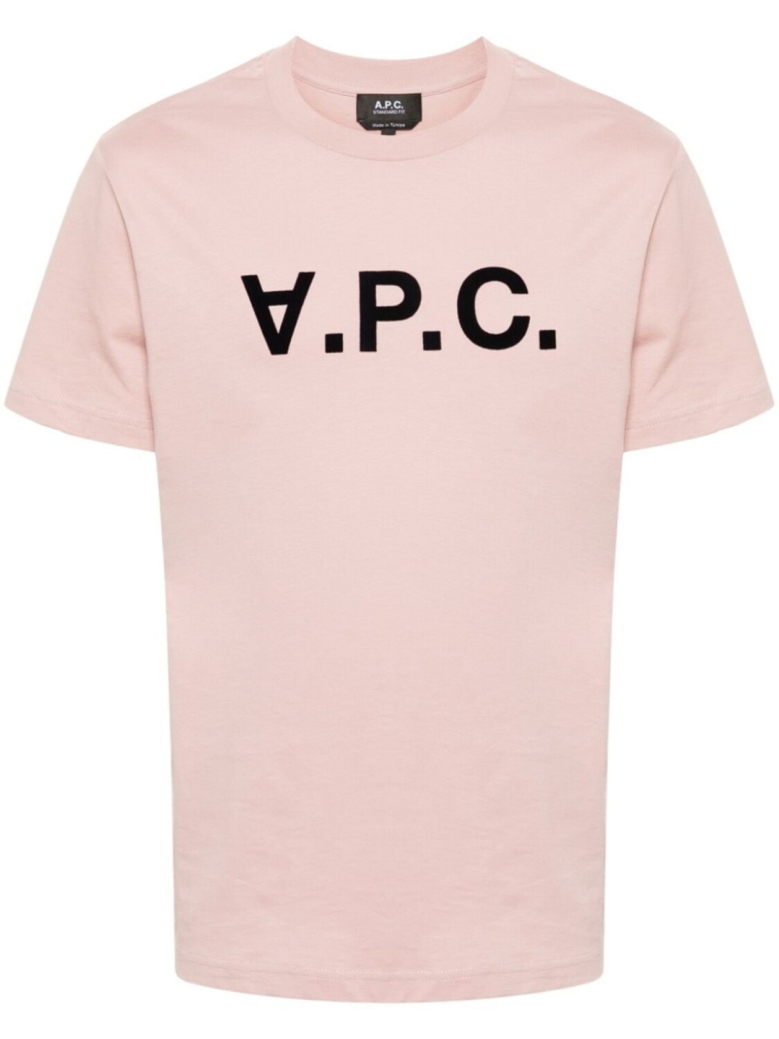 

A.P.C. футболка с логотипом, розовый