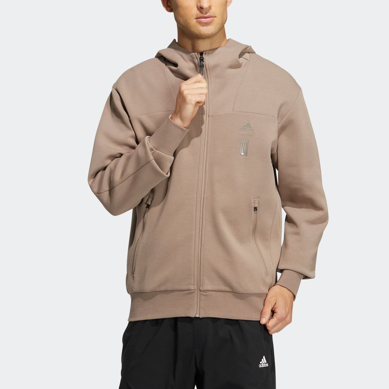 Куртка adidas Wuji Series Sportswear Casual Hooded Jacket 'Brown' HN8979 — фото 2