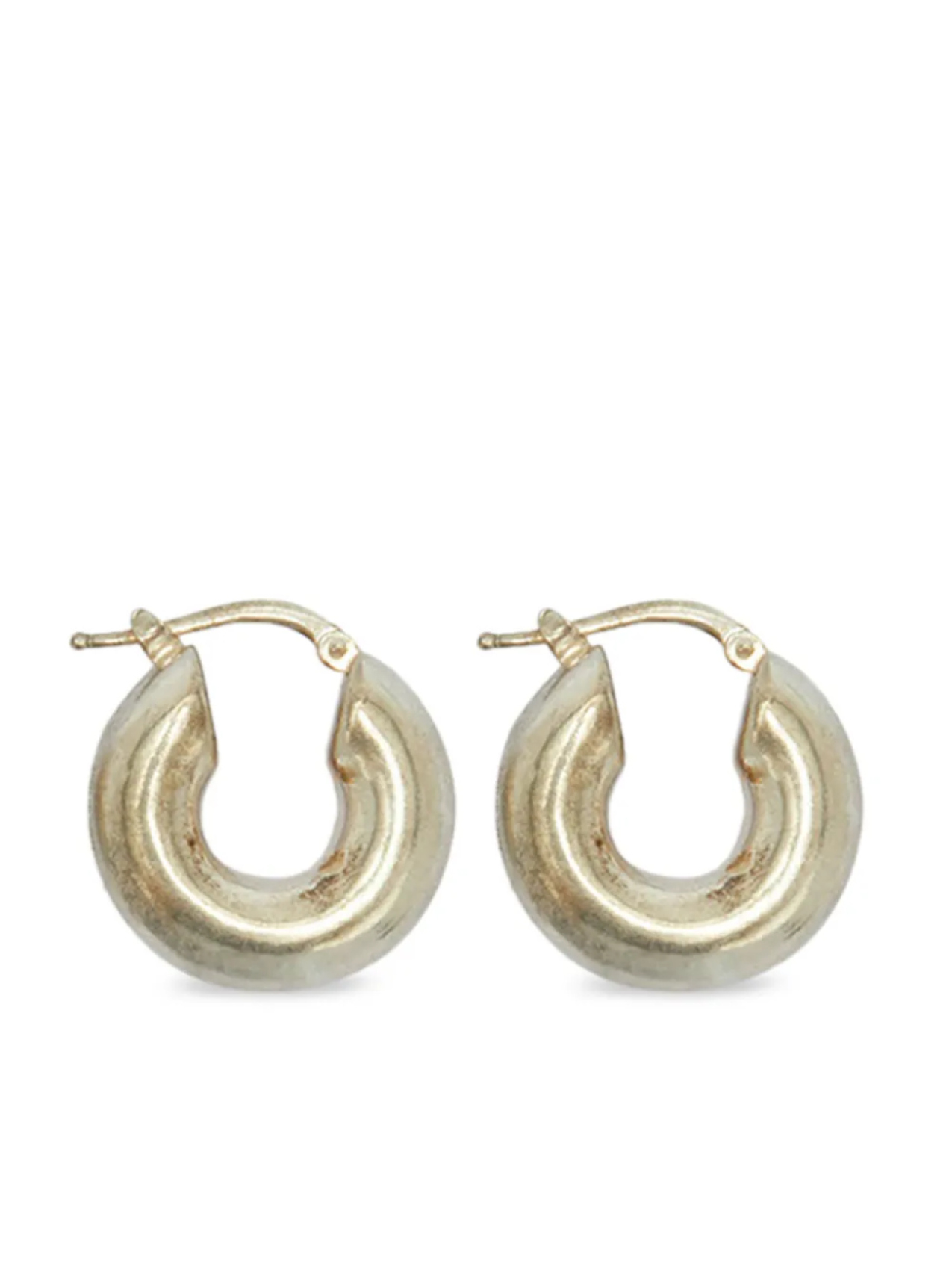 

Jil Sander серебряные серьги-кольца, серебряный