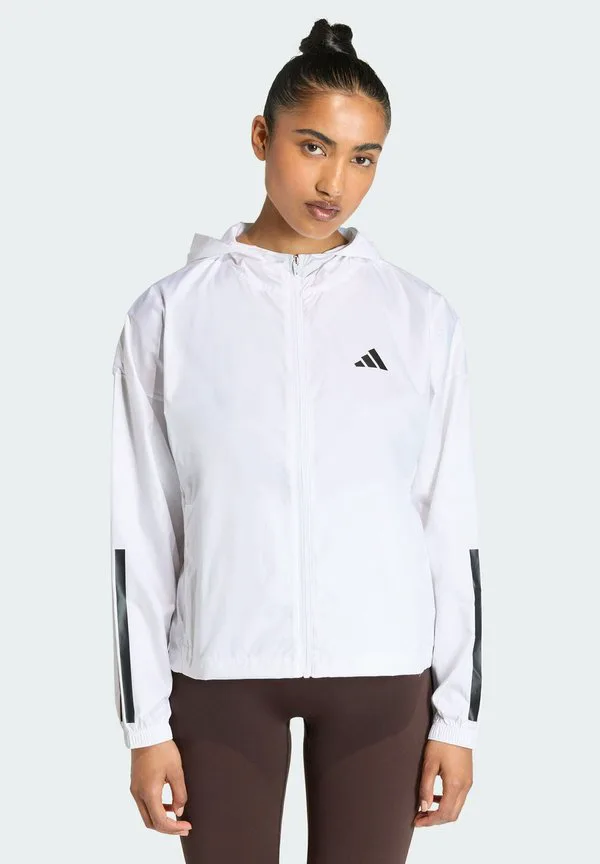 Ветровка hyperglam 3stripes Adidas Performance, White