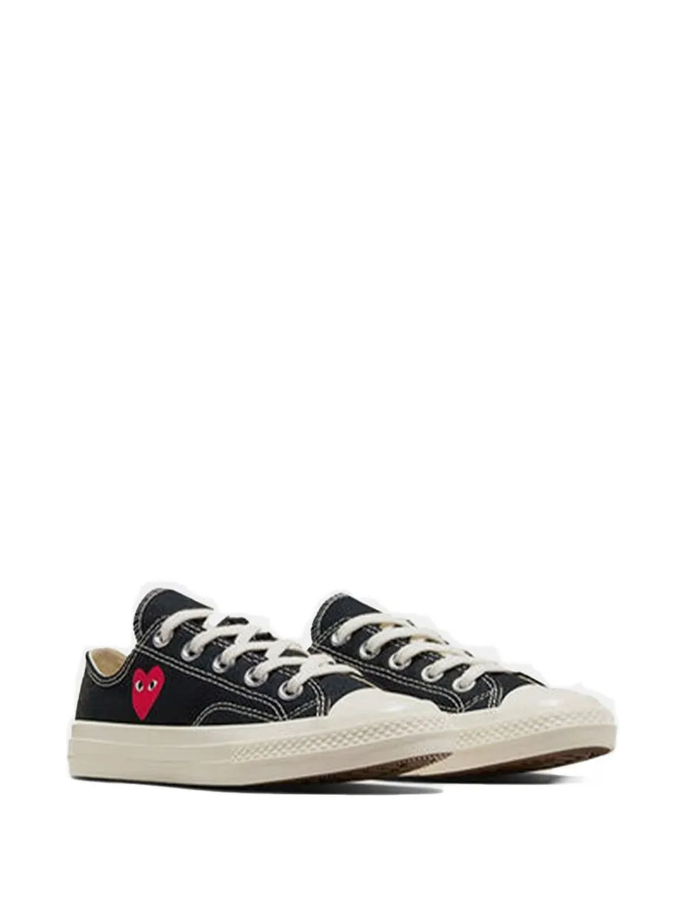 Кеды Converse petit coeur низкие Comme Des Gar?ons Play X Converse, черный — фото 2