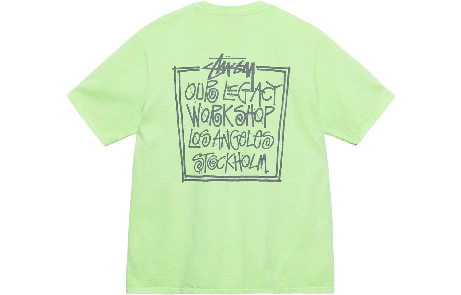 

Футболка X Our Legacy унисекс Stussy, зеленый