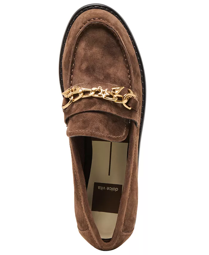 Женские лоферы Waylen Slip On Dolce Vita, коричневый — фото 4