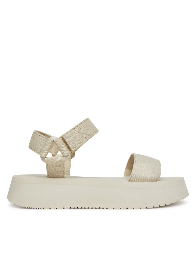 Сандалии Sandal Velcro Webbing Mg YW0YW01693 Calvin Klein Jeans, экрю