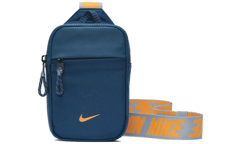 

Nike Полиамидная поясная сумка, обычная, унисекс, фиолетово-синяя