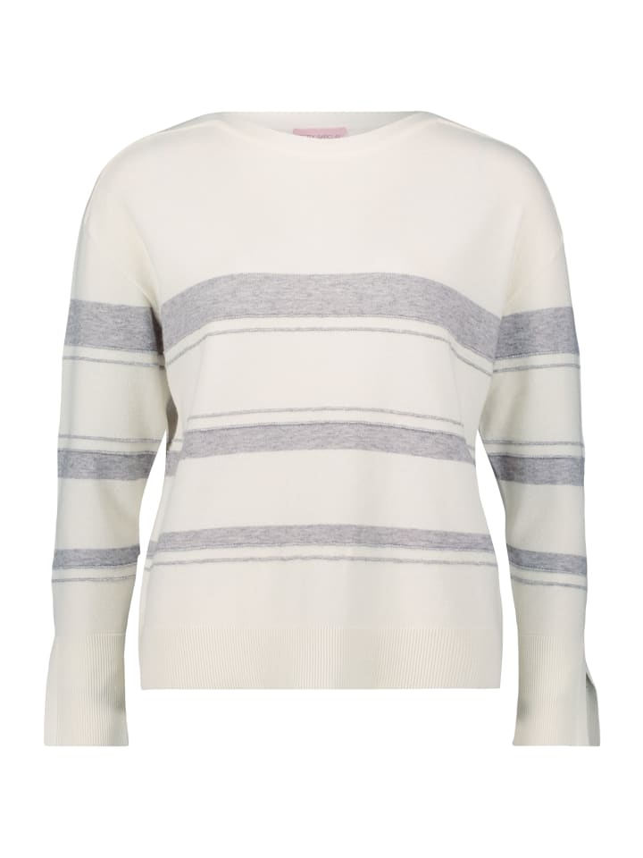 

Тонкий трикотажный свитер с люрексом в цвете Patch Cream/Grey Betty Barclay