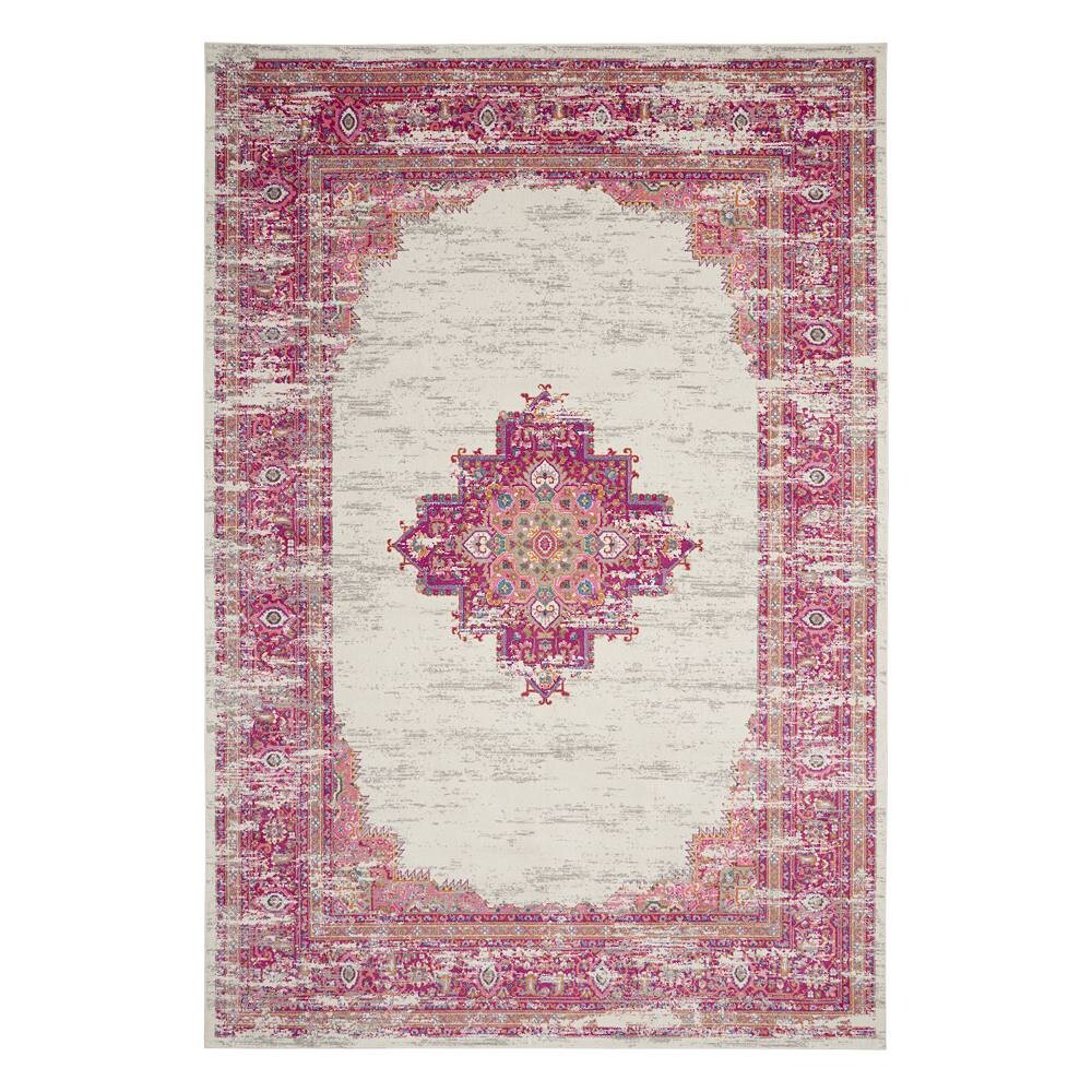 

Винтажный богемный ковер Nourison Passion, цвет Ivory Fuchsia