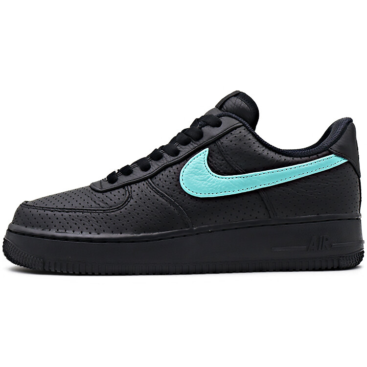 Кроссовки Nike Air Force 1 Skateboarding Shoes Unisex Low-top Green/black, черный/зеленый