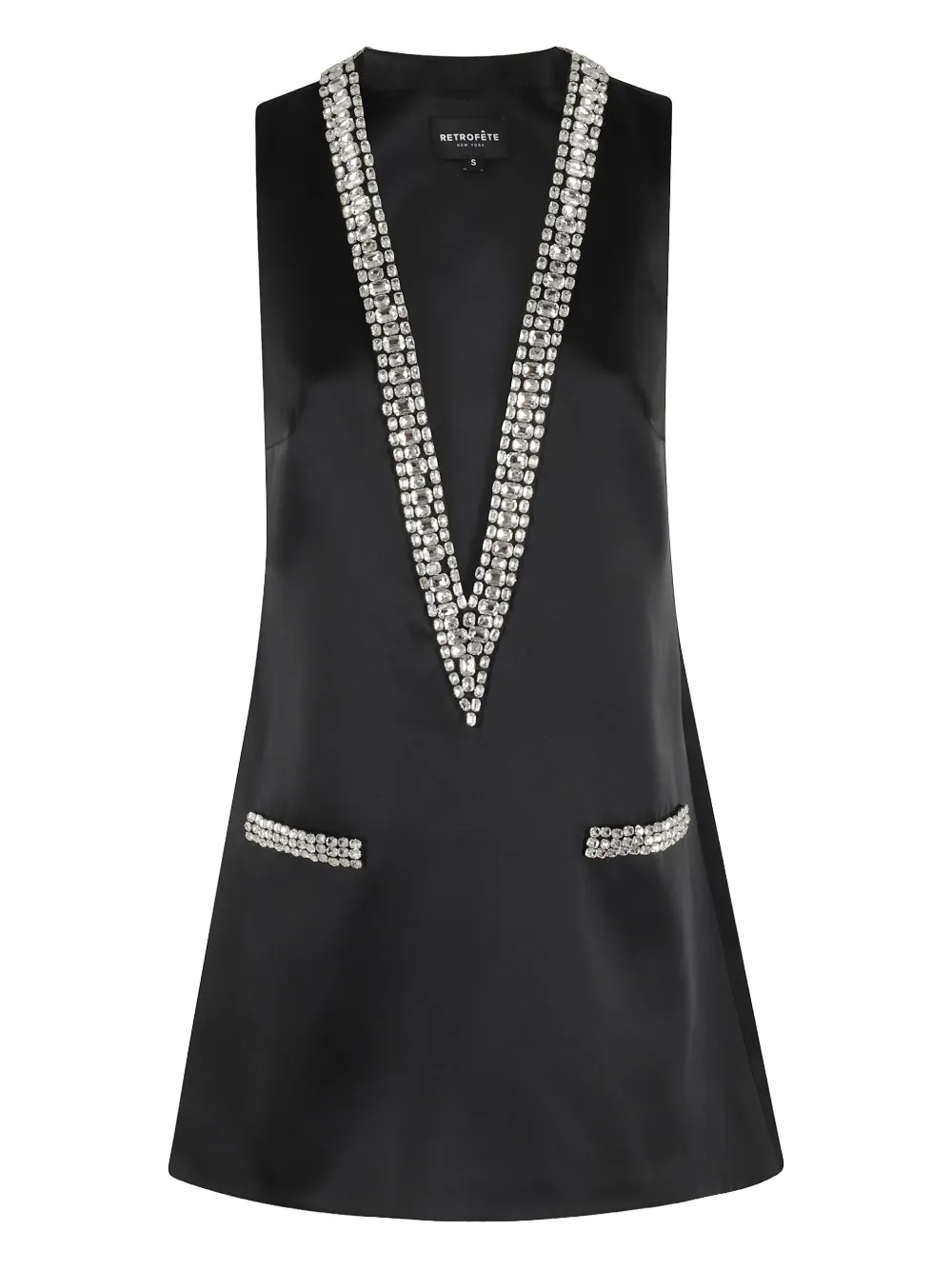 

Мини-платье Nancie с украшениями Retrofete, черный