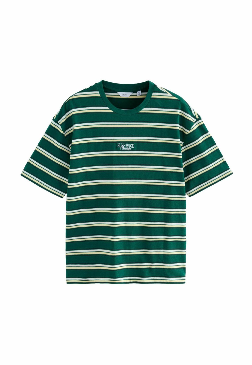 

Футболка с принтом REGULAR FIT - STRIPE HEAVYWEIGHT Next, зеленый