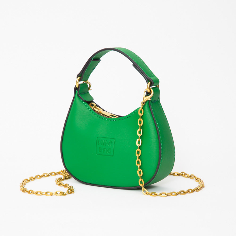 

Искусственная кожа Мини-хобо Сумка через плечо FASHNZFAB, зеленый