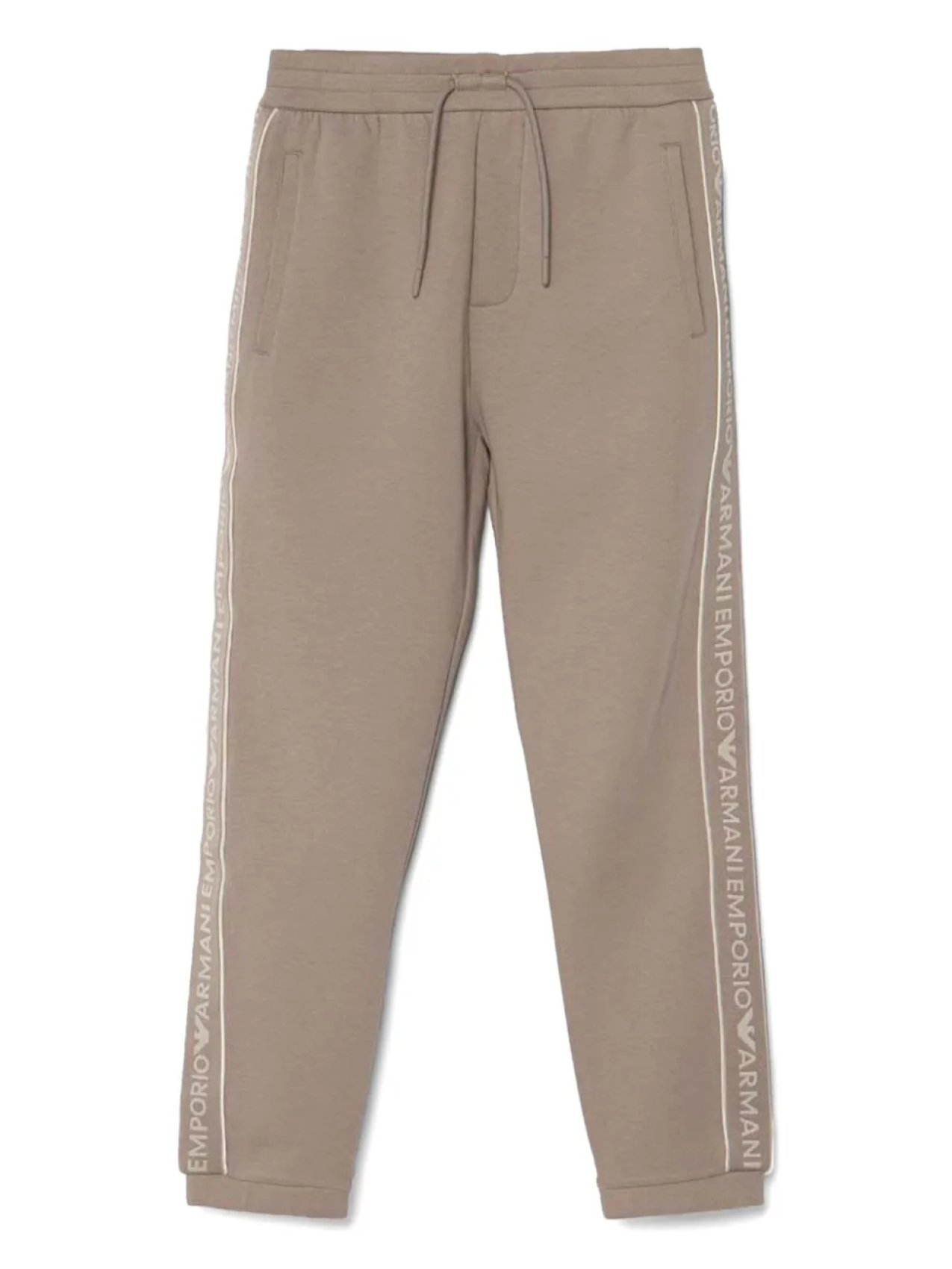 

Спортивные брюки с вышитым логотипом Emporio Armani Kids, нейтральный