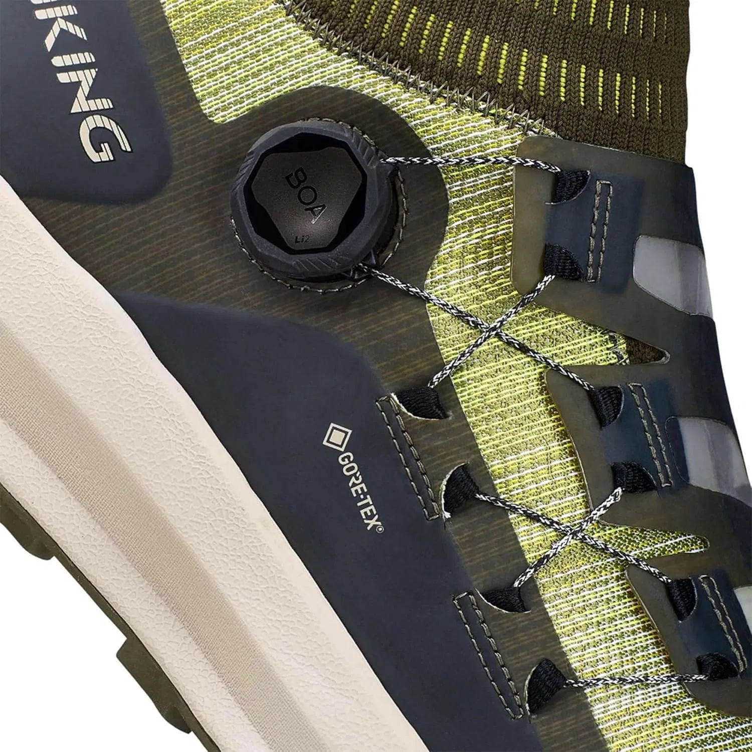 Унисекс кроссовки Viking Cerra Speed ​​GTX BoaWalking, Olive Khaki. — фото 4