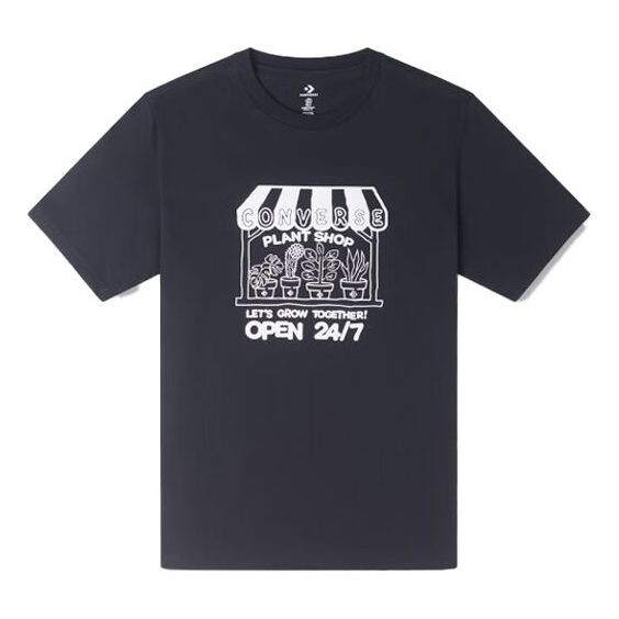 

Футболка grow together plant shop tee 'black' Converse, черный