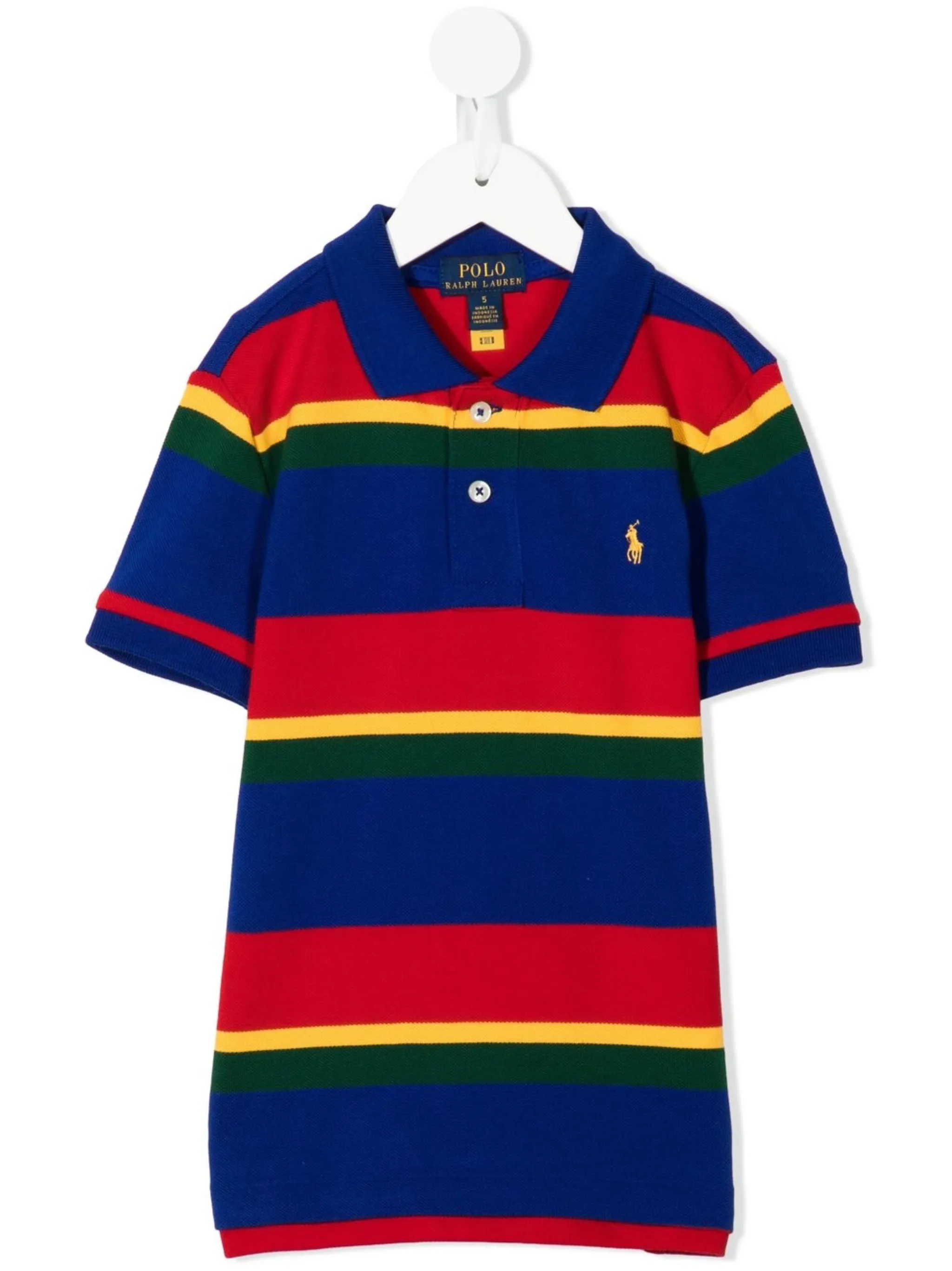 

Рубашка поло в полоску Polo Ralph Lauren Kids, мультиколор
