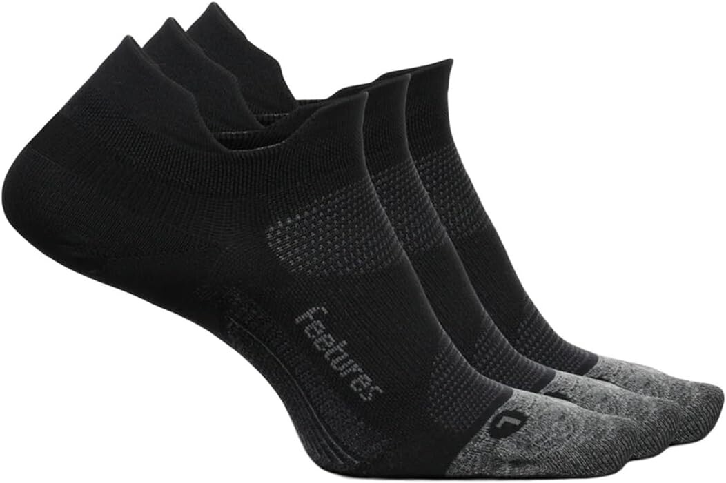 

Elite Ultra Light No Show Tab, упаковка из 3 пар Feetures, черный