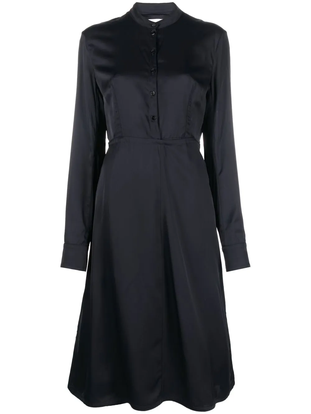 

Платье миди без воротника JIL SANDER, синий
