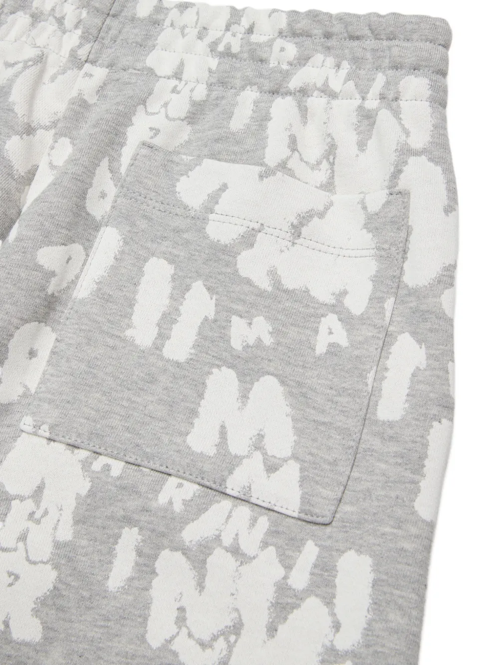 Спортивные брюки с эластичным поясом Marni Kids, серый — фото 3
